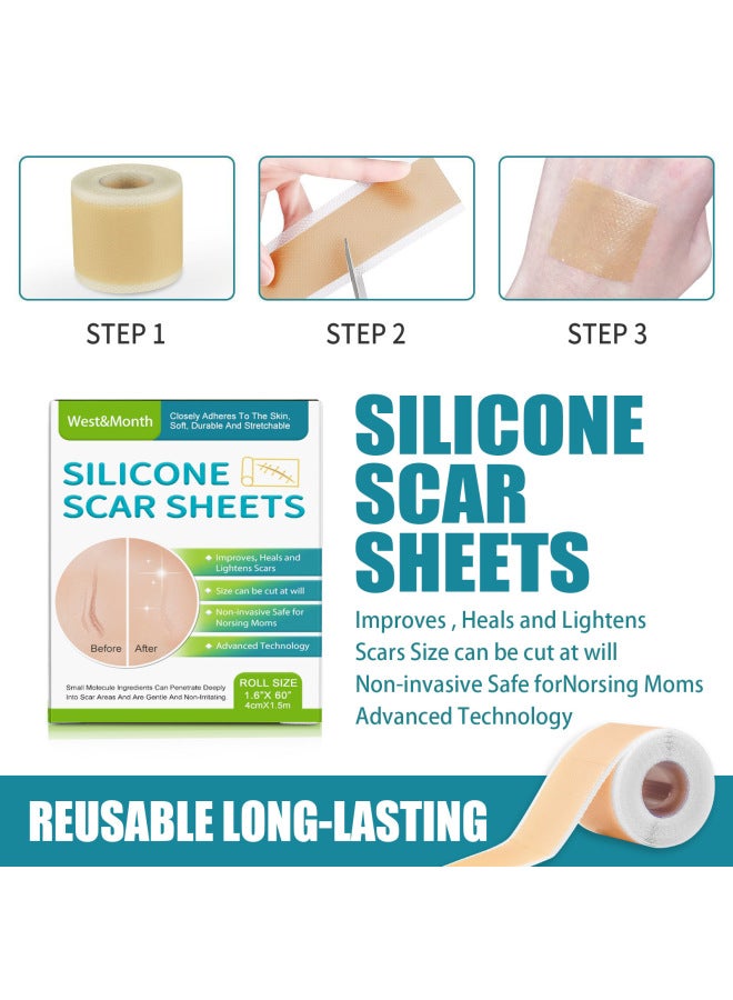 WEST MONTH & Month Self-adhesive Silicone Skin Patch Skin Smooth Skin Care Patch - Image 2