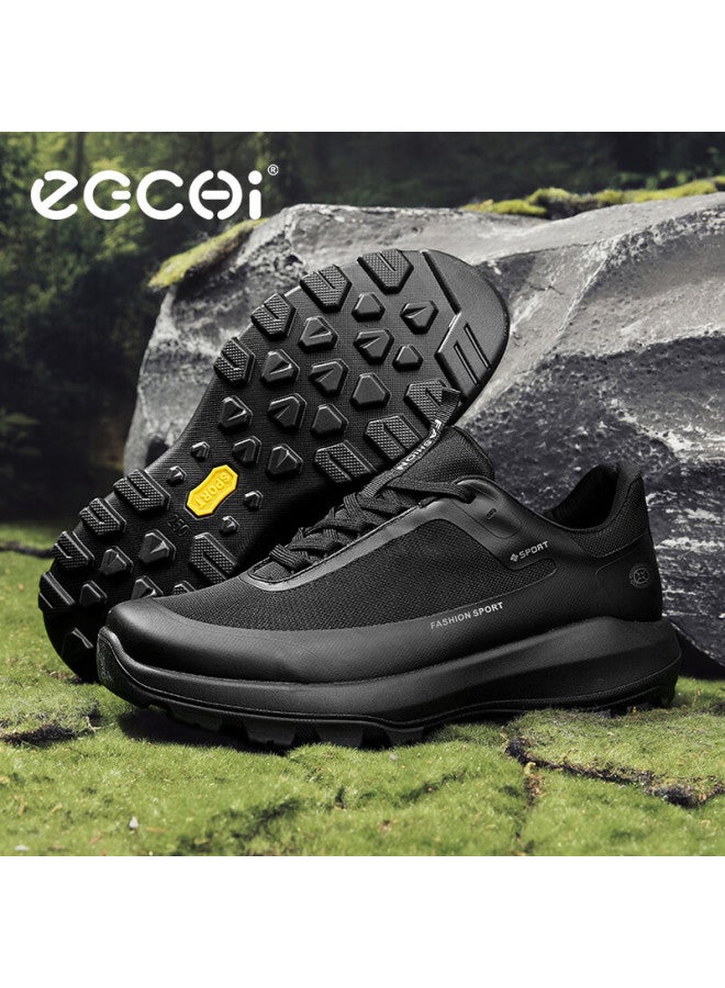Egchi Men's Shoes, Men's Sneakers, Summer Outdoor Mesh Breathable Walking Shoes, Casual Shoes For Men, X25301, Black, Size 42 - Image 5