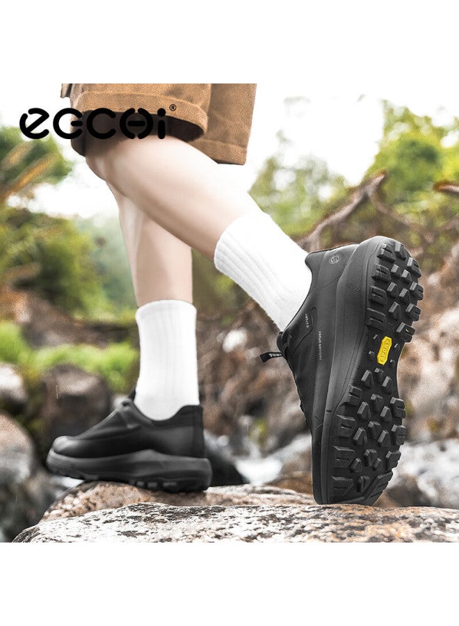 Egchi Men's Shoes, Men's Sneakers, Summer Outdoor Mesh Breathable Walking Shoes, Casual Shoes For Men, X25301, Black, Size 42 - Image 1