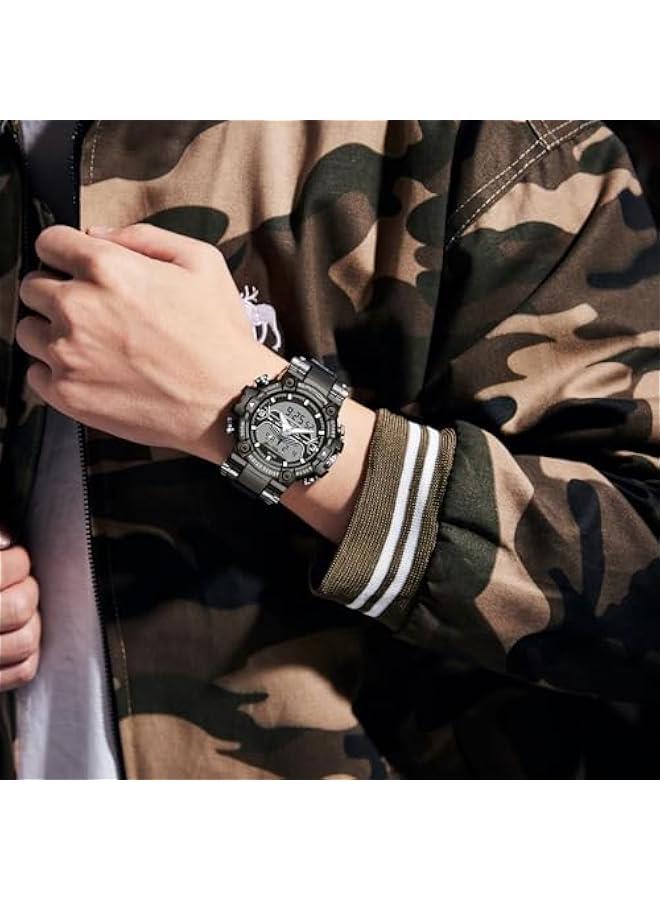 Cool Designer Mens Watches Blue Large Face Mascul Relojes para Hombres Unique Electronics Sports Military Bolder Running Heavy Duty Watch - Image 3