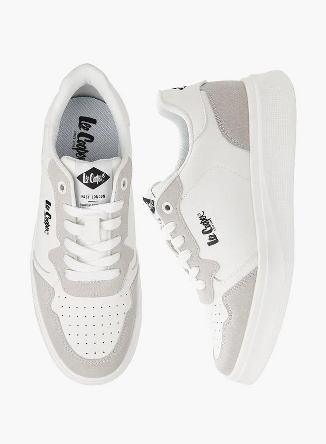 Men's Perforated Lace-Up Sneakers