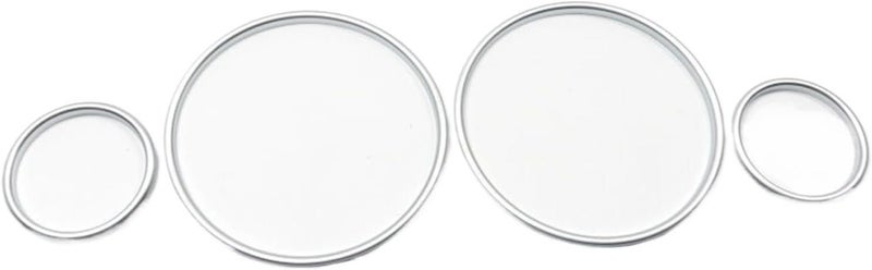 DEMULAX Silver Cluster Gauge Board Rings Set - Image 2