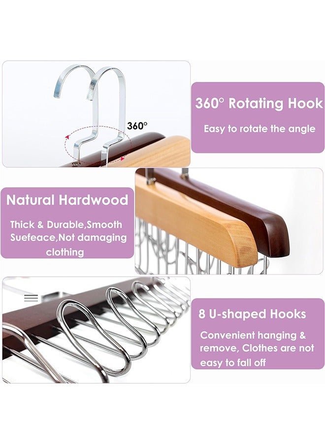 Hangers Multipurpose, Tie Belt Hanger with Hooks, Tie Organizer Rack, Scarf Racks Holder Hook Hanger for Closet Organizer Storage Hangers  - Image 3