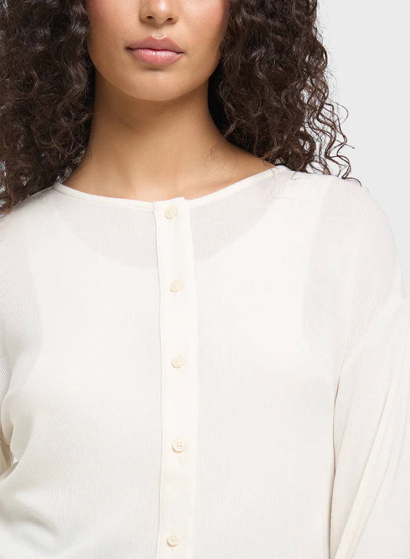 Calvin Klein Jeans Essential Soft Ribbed Knit Cardigan