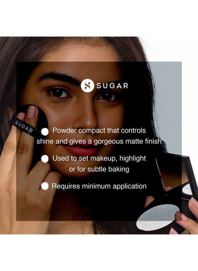 SUGAR Cosmetics Powder Play Translucent Compact For Matte Finish Skin Highlight Or Subtle Baking Oilcontrolling Smooth Application Long Lasting  - Image 4