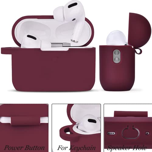 VISOOM Case for Airpods Pro 1st 2nd Generation - VISOOM Airpods Pro 1/2 Cases Cover Women Silicone iPod Pro 2 Earbuds Wireless Charging Case Girl Bling Keychain for Apple Airpod Gen Pro 2 - Image 2