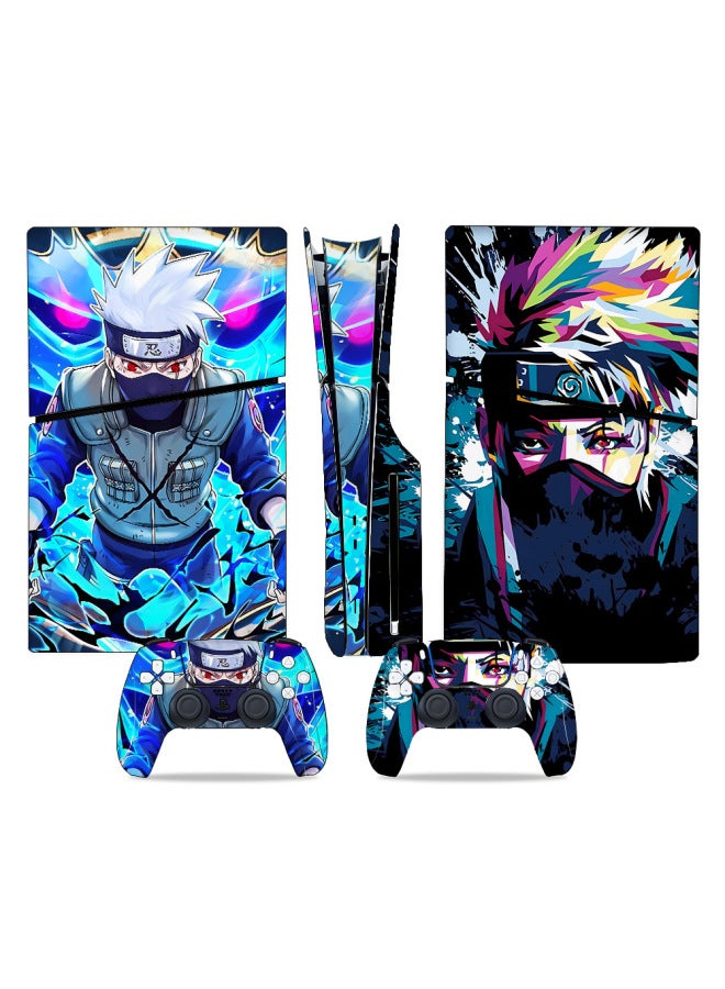 Loquat Suitable For Sony Ps5 Game Console Stickers Ps5 Optical Drive Version Stickers Ps5 Digital Version Protective Film Full Body Stickers-Color:AL-PS5Slim-011-MM - Image 3