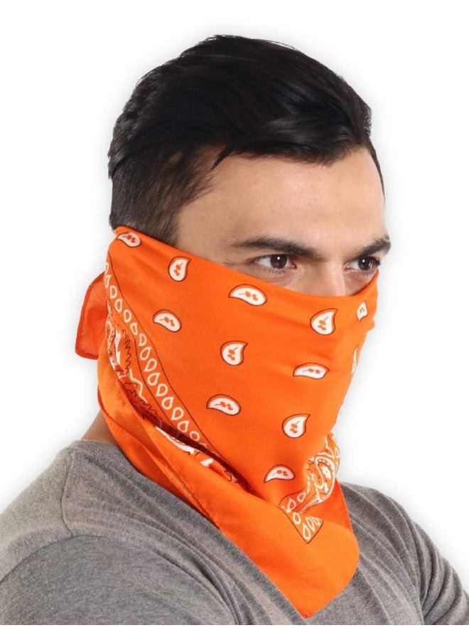 BISMAADH BISMAADH Cotton Paisley Printed Scarf, Headband,Bandana For Men & Women (Pack of 5) - Image 5