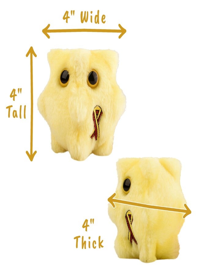 Giant Microbes GIANTmicrobes Hepatitis Plush, Hepatologist Gift, Hepatitis, Hepatology, Liver Plush, Infection Prevention Gift, Lab Tech Gifts, OBGYN Gifts for Doctors - Image 3