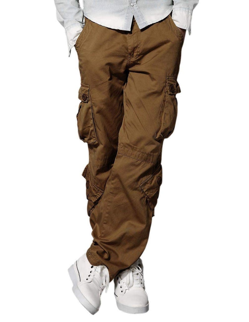 Match Men's Wild Cargo Pants (3357 Mud, 38) - Image 1