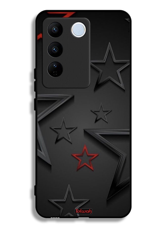 Tolwak Vivo V27e Protective Case Cover Stars Pattern - Image 1