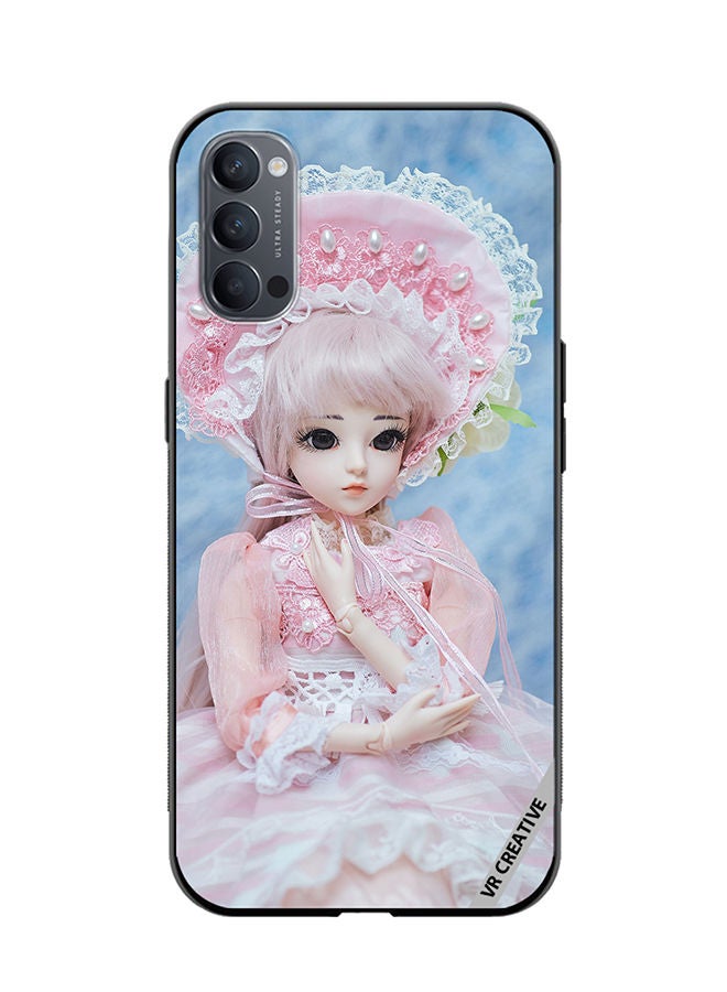 VR CREATIVE Protective Case Cover For Oppo Reno4 Pro 5G Japanese Barbie Design Multicolour - Image 1