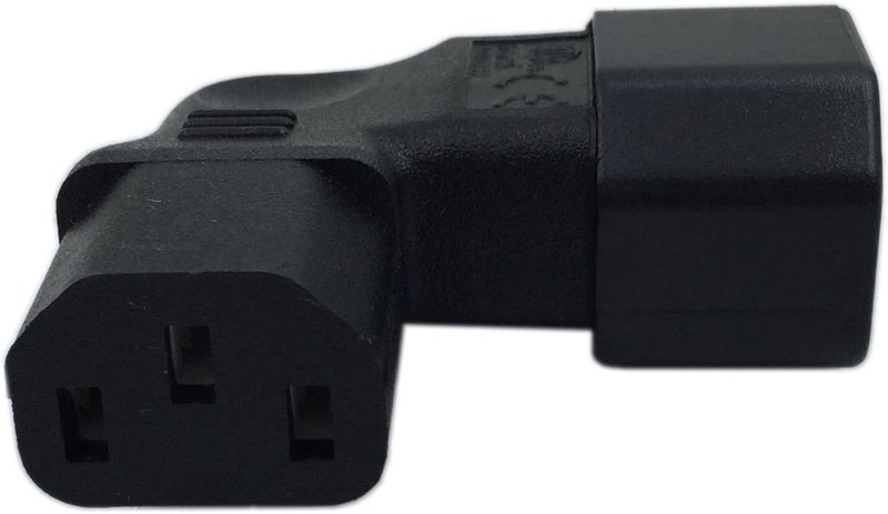 سيركسيان موصل زاوية قائم IEC 320 C14 3 دبوس ذكر إلى C13 أنثى PDU PSU UPS كابل تمديد طاقة محول مقبس لتثبيت شاشات LCD LED على الحائط - Image 3