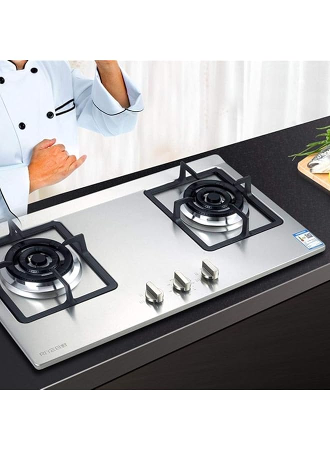 erorex Gas Stove Knob Universal Cooker Replacement Knobs 6 Pcs Stainless Steel Metal Material 6Mm D Shaped Moisture Proof No Deformation Sturdy Practical Tools Suitable For Home And Restaurant Kitchen Etc - Image 5