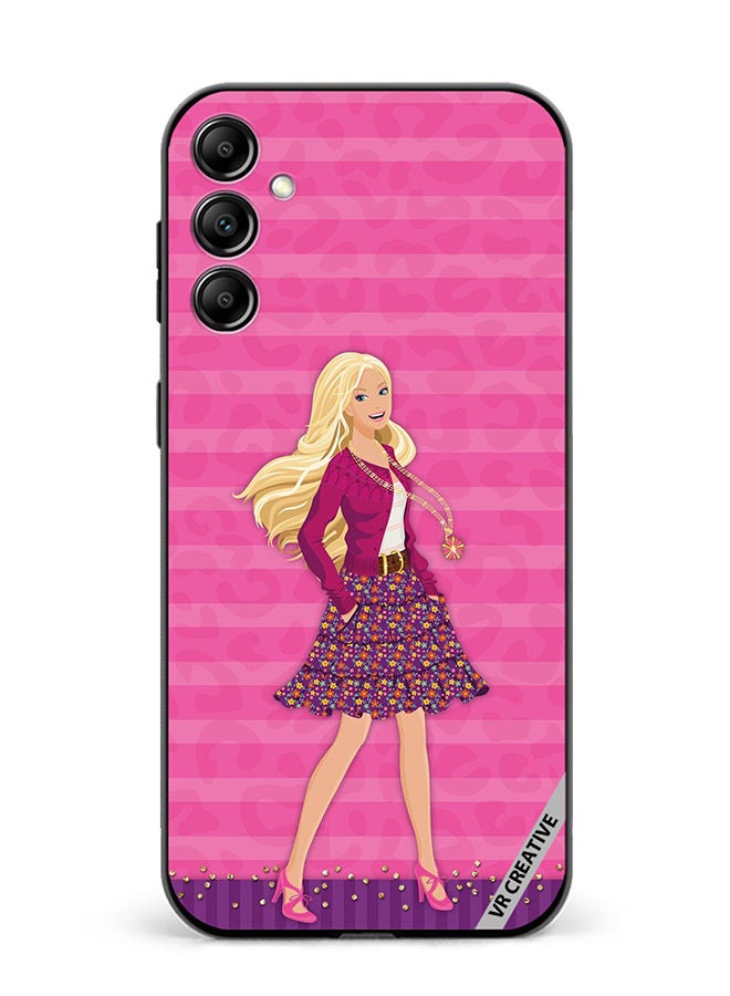 VR CREATIVE Protective Case Cover For Samsung Galaxy M14 Barbie Design Multicolour - Image 1