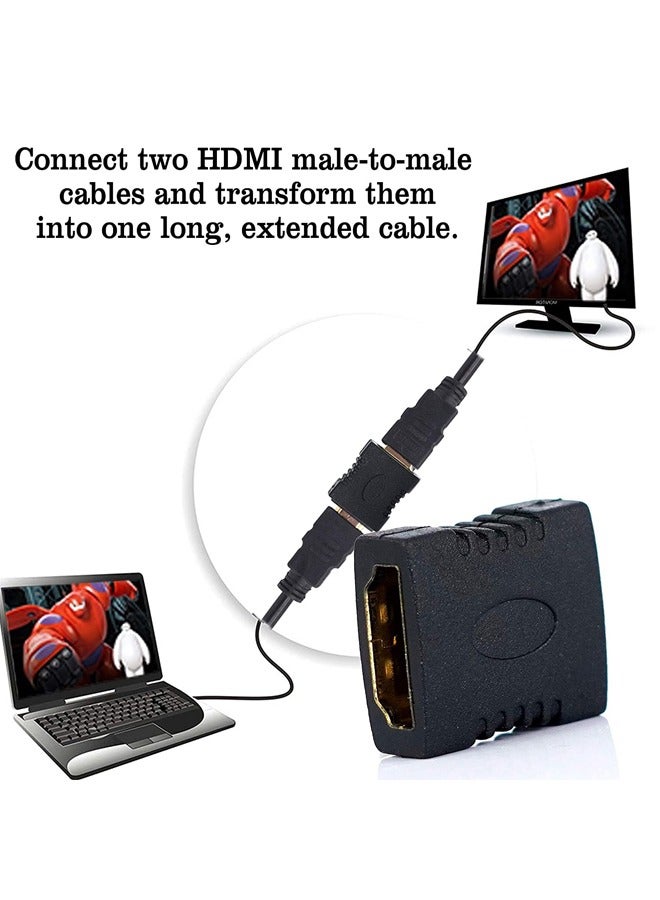 Taimi HDMI Female To Female Coupler Extender Adapter Black - Image 5