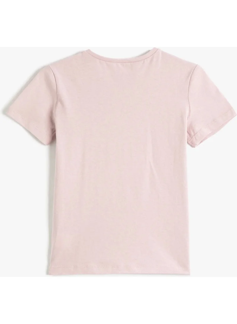 KOTON 3SKB10268TK Boy T-Shirt Pink