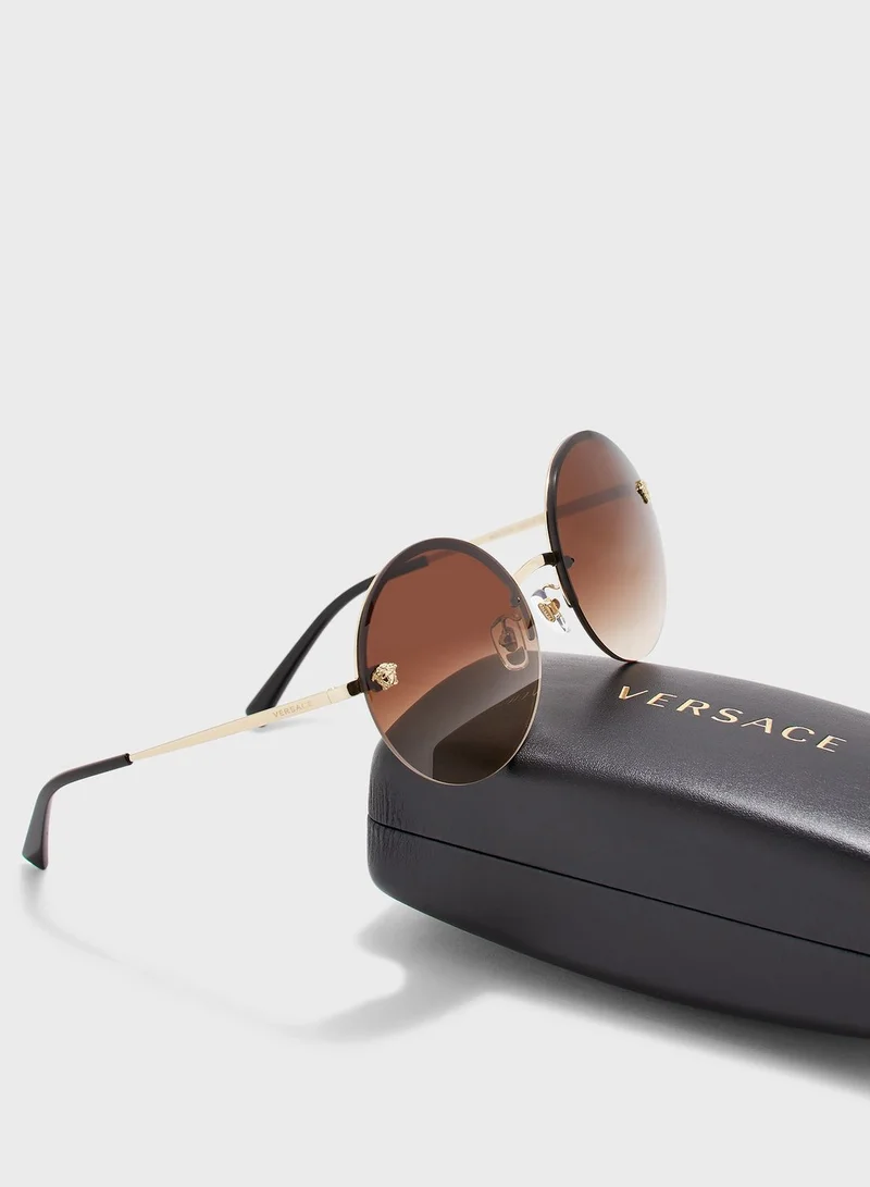 VERSACE 0VE2176 Round Sunglasses