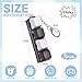 Sumgsn 2 Pcs Keyboard Clicker Fidget Toy Black White Loud Keyboard Fidget Toy for Adult 4 Keys Anxiety Toy Keyboard Keychain for Stress Relief Pass Time - Image 4