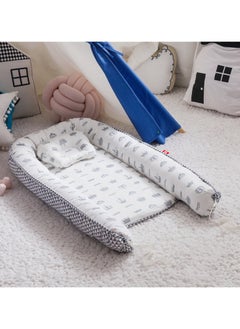 ORiTi Baby Lounger,Baby Nest for Sleeping,Ultra Soft Breathable,Portable Cotton Newborn Bassinet Mattress for Baby,Baby Bionic Bed For Bedroom, Gift for 0-12 Months Newborn(Deer)  - Image 2