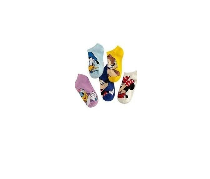 SMARTEDGE Cartoon Printed Socks ,Girls, Boys, Fashion and Novelty Socks, 5 Pairs with 1 Gift, Multicolor