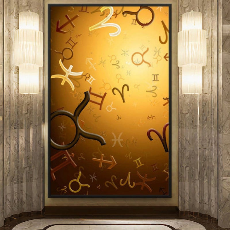 ماركتنا لوحة قماشية بتصميم مودرن مع برواز مجوف مقاس (50×70) قطعة واحدة - Image 1