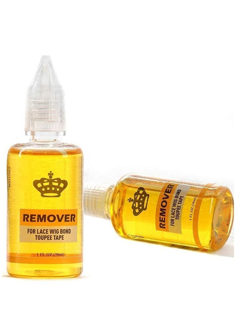 Removes Hair Glue, Wig Tape, Double Sided Extension Tape,30ml Tape Remover for Hair Extensions Remover for Lace Wig Bond Toupee Tape in Hair Extensions Adhesive - Image 2