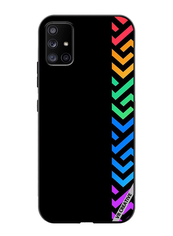 VR CREATIVE Protective Case Cover For Samsung Galaxy A51 5G Abstract Design Multicolour - Image 1