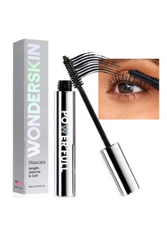 Mascara - Black Mascara for Volume, Length, and Curl - Lengthening, Volumizing & Smudge Proof Lash Makeup