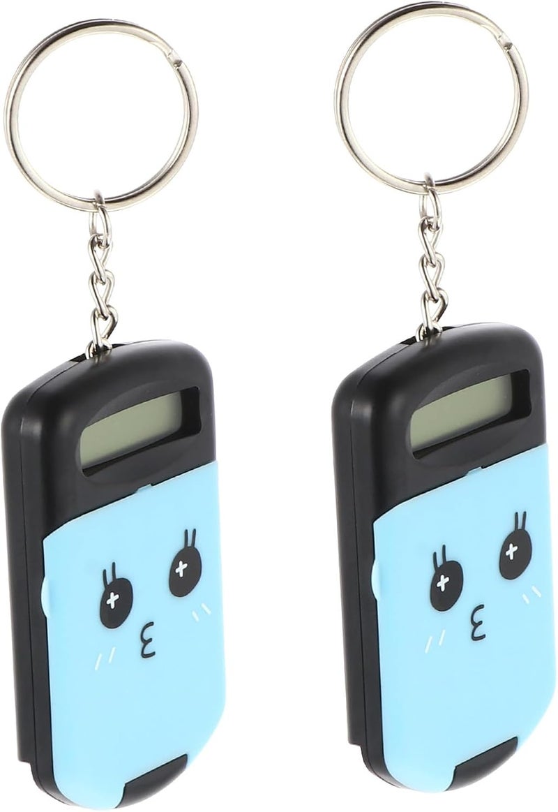 Gatuida 2pcs Mini Portable Calculator Lightweight Cute Cartoon Design Arithmetic Calculator for Students Office Use - Image 1