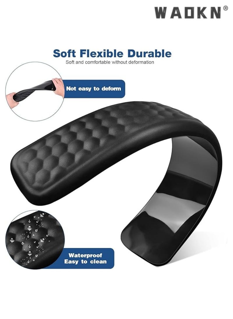 Ergonomic Keyboard Wrist Rest, Memory Foam Pad Set, Comfortable Cushion Support for Office, Computer, Laptop, Enhances Typing Experience, Reduces Pain and Fatigue, Lightweight Design