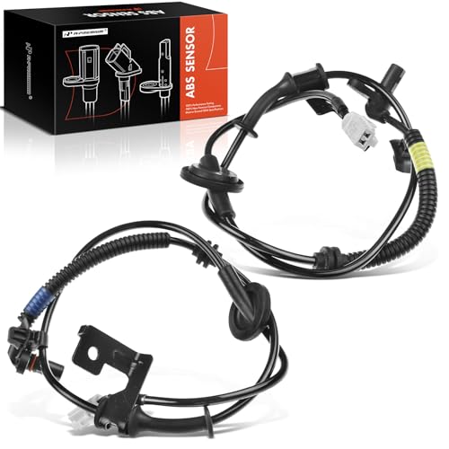 A-Premium حساس سرعة العجلات ABS من A-Premium متوافق مع طرازات هيونداي - أكسنت 2012-2017، L4 1.6L - الجانب الخلفي للسائق والراكب، مجموعة 2-PC، استبدال# 95680-1R100، 95681-1R100 - Image 1