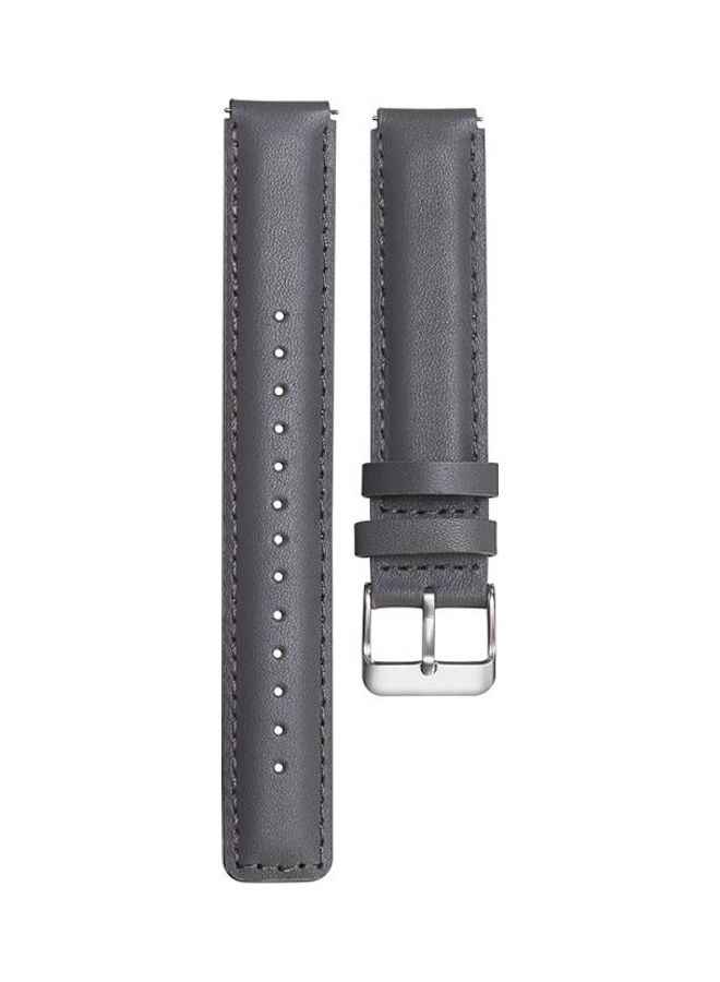 NIBEMINENT 3 Smart Bracelet Leather Strap For Huawei Band Grey - Image 1