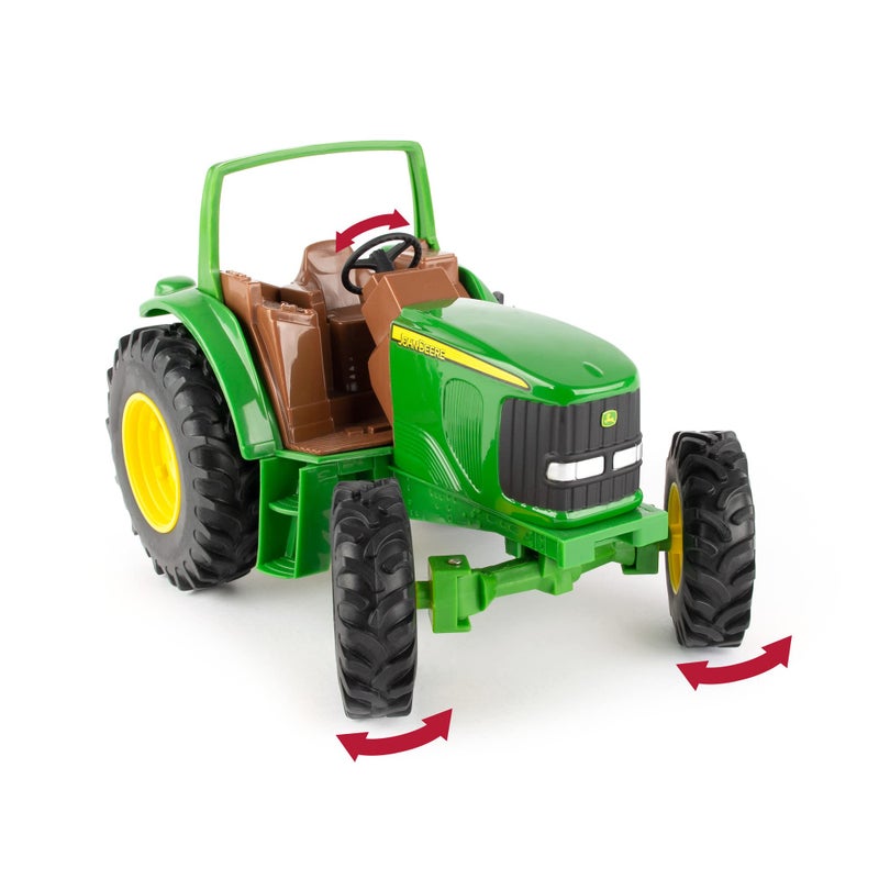 John Deere TOMY John Deere Sandbox Tough Tractor Toy - 1:16 Scale -11 Inches - Sandbox Toys - Outdoor Toys for Kids 3 Years and Up - Image 3