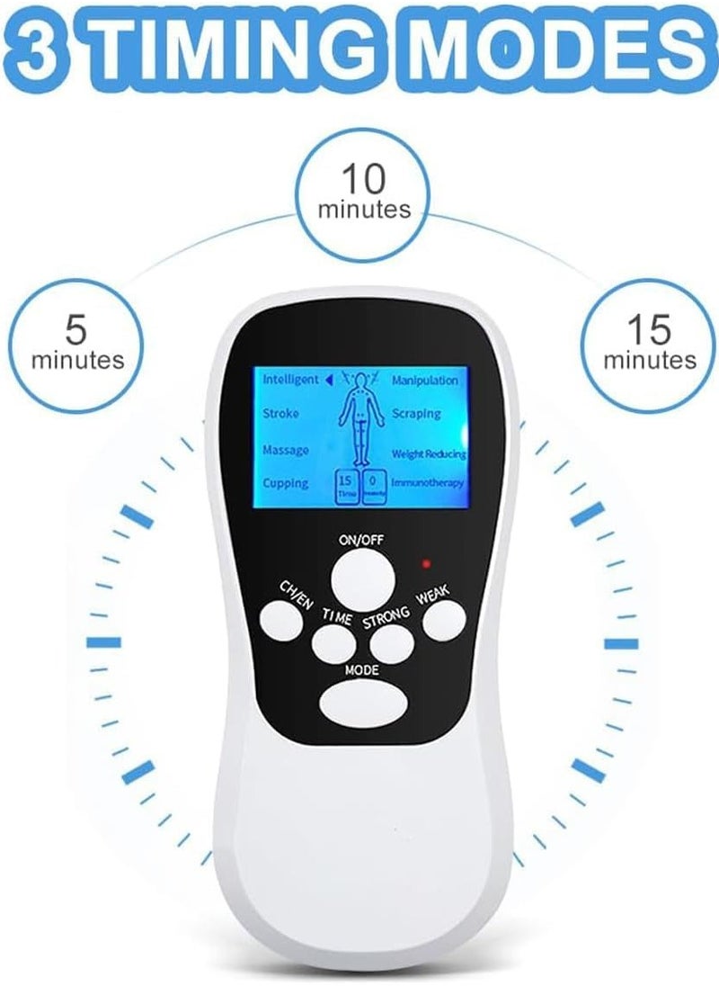 Trendify Muscle Stimulator Dual Channel with Electrode Pads for Pain Relief - Portable Therapy Machine for Back, Shoulder, and Muscle Recovery muscle stimulator physiotherapy equipment head massagers  - Image 4