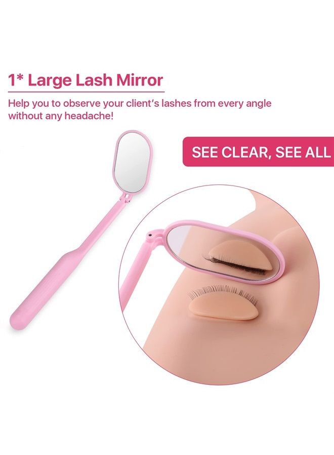 Pretty memory طقم تمديد الرموش، رأس دمية للرموش مع جفون قابلة للإزالة مجموعة تدريب سيليكون، طقم تمديد الرموش للتدريب على المكياج وزراعة الرموش - Image 4