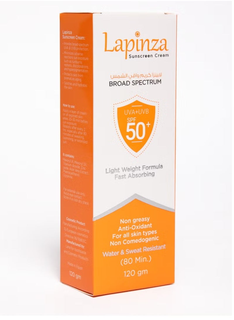 Lapinza Sunscreen cream 120gm