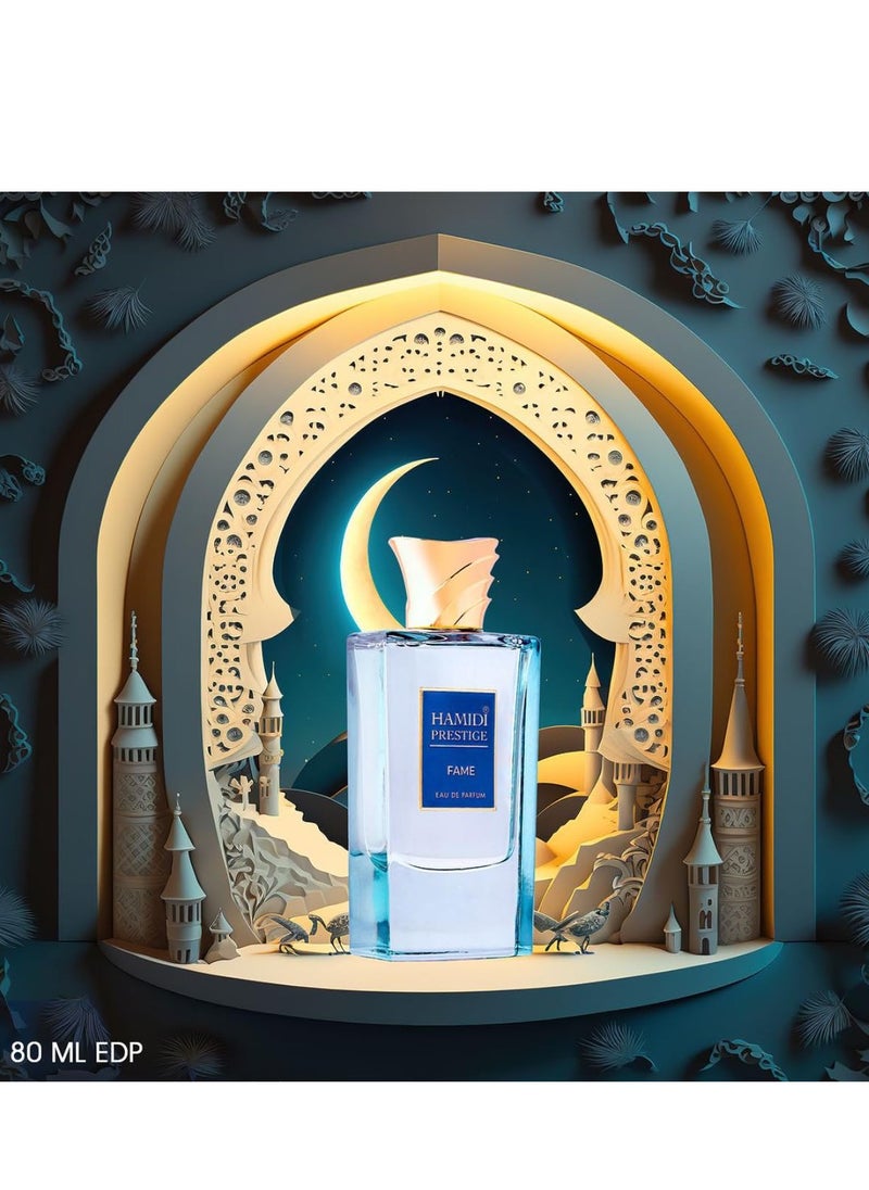 HAMIDI - Hamidi New Prestige Series Perfumes For Women Fame Eau De Parfum 80ml, Perfumes For Her - Image 1