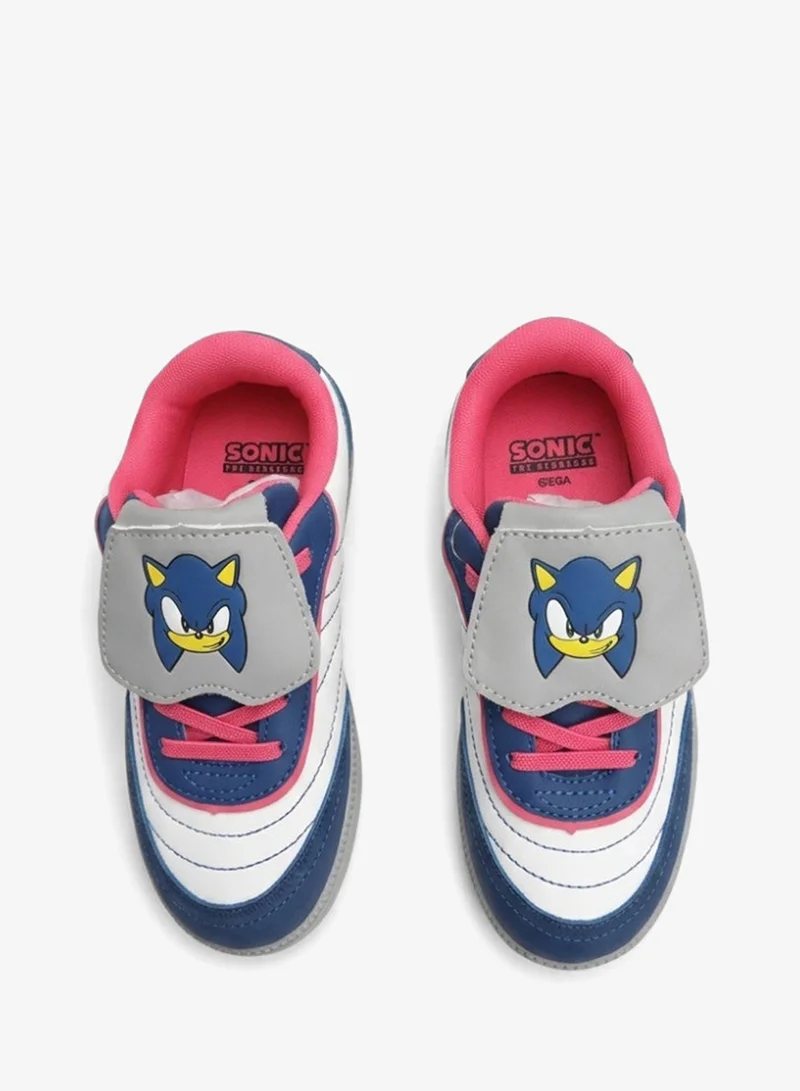 Sonic Sonic Boys' Athletic Shoes - Blue, White, Pink