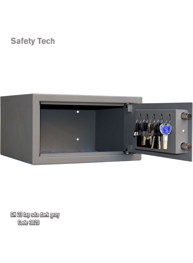 Safety Tech Home/Hotel Safe, 42 x 37 x 23 cm - Digital with a very loud anti-theft alarm - Laptop capacity - Includes 5 key holders (exclusive only) GN23 SDA2 - Image 4