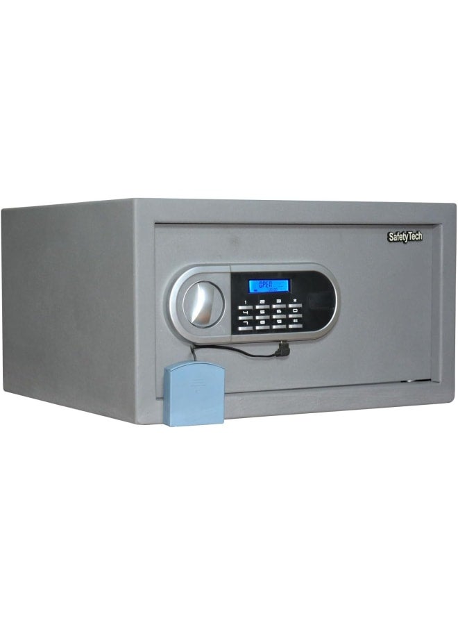 Safety Tech Home/Hotel Safe, 42 x 37 x 23 cm - Digital with a very loud anti-theft alarm - Laptop capacity - Includes 5 key holders (exclusive only) GN23 SDA2 - Image 1