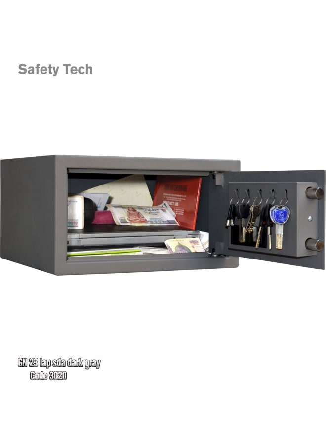 Safety Tech Home/Hotel Safe, 42 x 37 x 23 cm - Digital with a very loud anti-theft alarm - Laptop capacity - Includes 5 key holders (exclusive only) GN23 SDA2 - Image 3