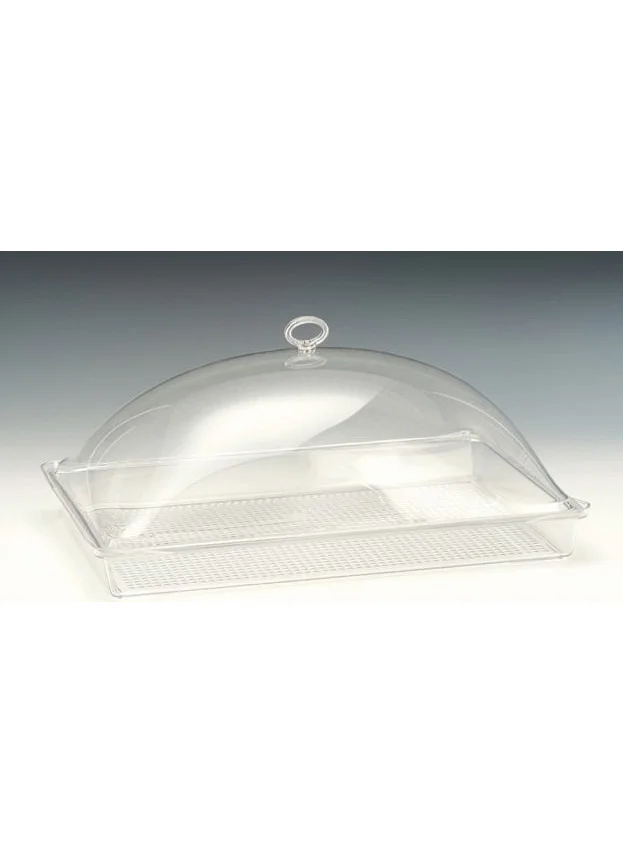 Zicco Polycarbonate Acrylic Covered Tray Storage Container