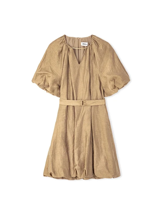 Ipekyol Puff Sleeve Dress With Chain