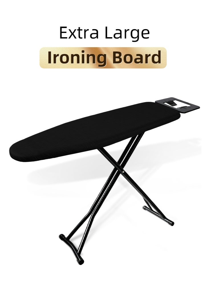 لوحة التجهيز-قابل للطي قابل للتعديل الارتفاع لوحة الحديد مع غطاء مقاوم للحرارة - خفيفة الوزن ودائمة للاستخدام المنزلي - Image 1