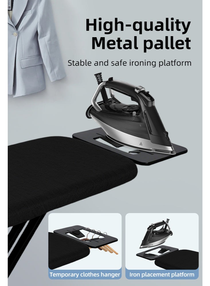 لوحة التجهيز-قابل للطي قابل للتعديل الارتفاع لوحة الحديد مع غطاء مقاوم للحرارة - خفيفة الوزن ودائمة للاستخدام المنزلي - Image 3