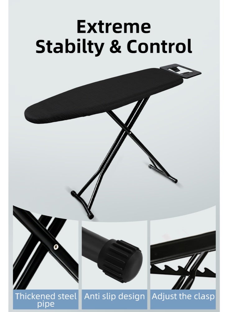لوحة التجهيز-قابل للطي قابل للتعديل الارتفاع لوحة الحديد مع غطاء مقاوم للحرارة - خفيفة الوزن ودائمة للاستخدام المنزلي - Image 4