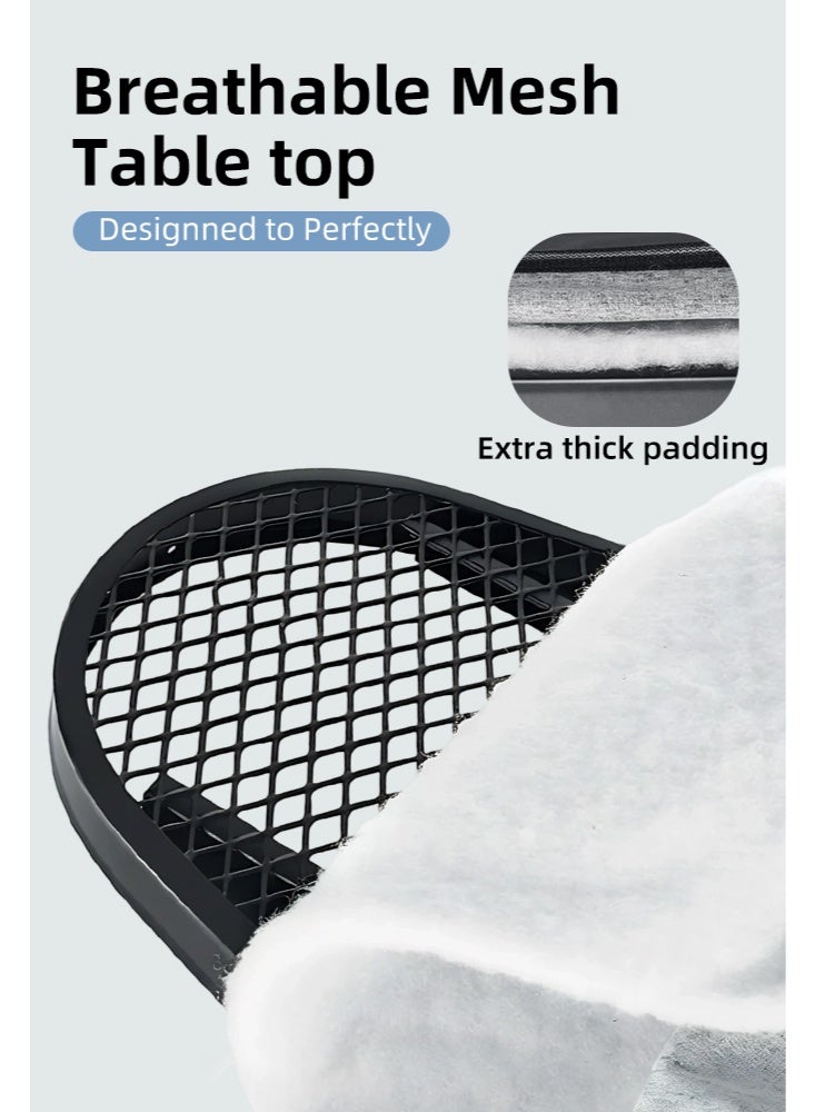 لوحة التجهيز-قابل للطي قابل للتعديل الارتفاع لوحة الحديد مع غطاء مقاوم للحرارة - خفيفة الوزن ودائمة للاستخدام المنزلي - Image 5