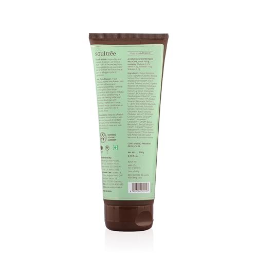 SoulTree Hibiscus Hair Conditioner with Henna & Nourishing Shikakai – 200gm | For Men and Women | Natural Ayurvedic Hair Care for Smooth, Strong, & Healthy Hair - Image 2