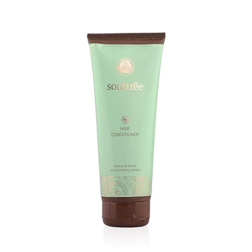 SoulTree Hibiscus Hair Conditioner with Henna & Nourishing Shikakai – 200gm | For Men and Women | Natural Ayurvedic Hair Care for Smooth, Strong, & Healthy Hair - Image 1